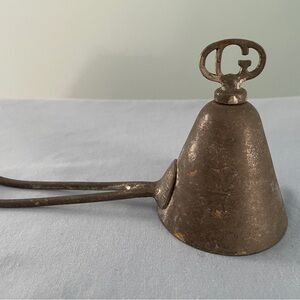 Antique Gilchrist #8 Cone Shaped Turn Key Ice Cream Scoop